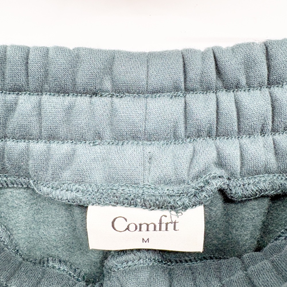 Comfrt Unisex Pine Green Signature Oversized Lounge Cozy Sweatpants Size M - Picture 6 of 8